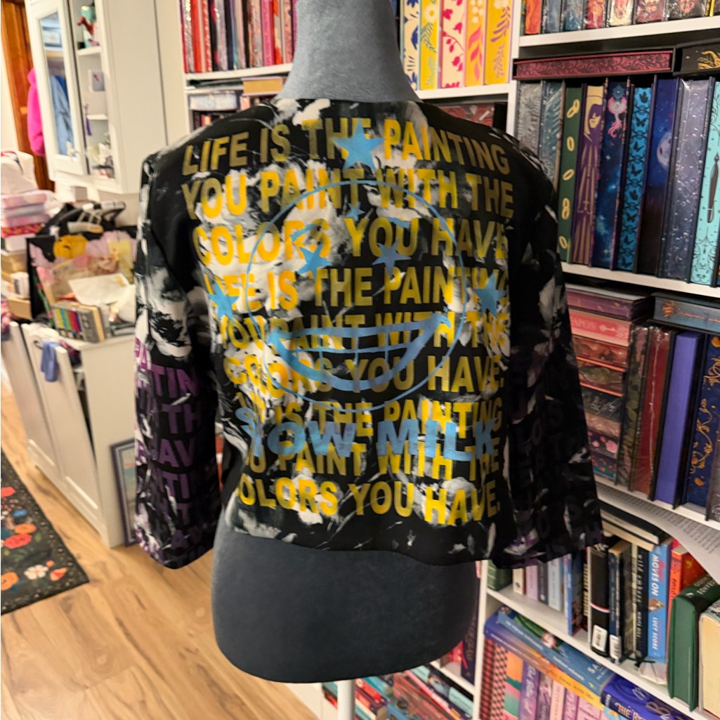 Black And White Artistic Women's Blazer